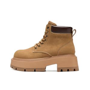 FION Короткие женские ботинки Martin, желтые