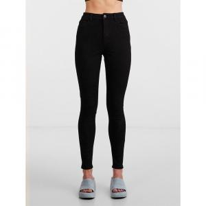Джинсы Pieces Dana Skinny Fit Bl102 high waist, черный