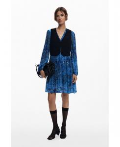 Женское платье-жилет 2-в-1 Desigual, Dark blue