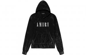 Толстовка Cracked Dye Core Logo AMIRI, черный
