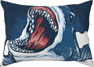 Pevtufa Наволочка с принтом акулы, застежка-конверт Shark