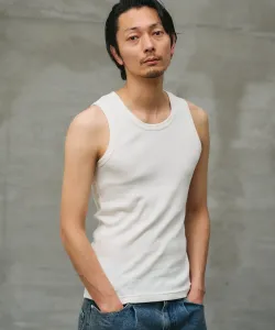 Хлопковая трикотажная майка в рубчик Colony 2139, цвет White