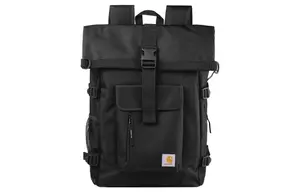 Полиэстеровый холщовый рюкзак обычный мужской черный Carhartt WIP