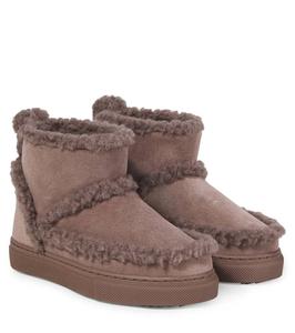 Классические замшевые зимние сапоги Inuikii Kids, Taupe Taupe