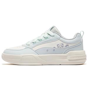 Erke Женские кроссовки Battery Panda 4lite с низким верхом, износостойкие и нескользящие, для скейтбординга, цвет: белый, дымчато-серый, микрокристаллический