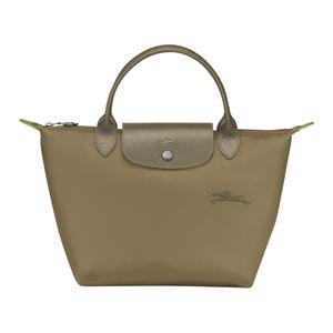 LONGCHAMP Сумка-пельмень Le Pliage Green Recycled Polyamide малого размера для женщин цвет артишок