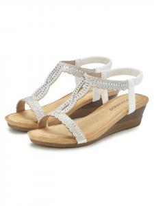 Vivance Белые сандалии