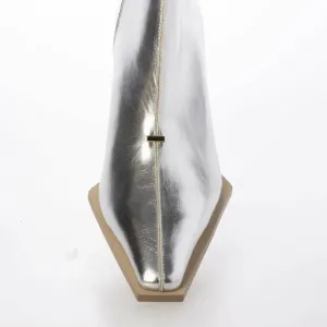 Короткие ботинки на квадратном каблуке 6 см Evol, цвет Sv