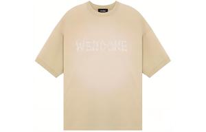 Футболка унисекс бежевая SS24 WE11DONE