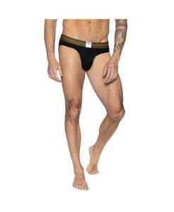 Мужские сетчатые трусы - спортивное нижнее белье BIKE Athletic, Black