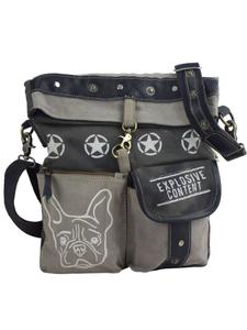 Сумка через плечо Sunsa, серый