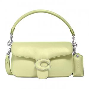 COACH Сумка через плечо из кожи наппа мини женская макарон зеленая