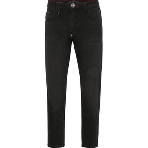 Джинсы Detroit с зауженным низом PHILIPP PLEIN, черный