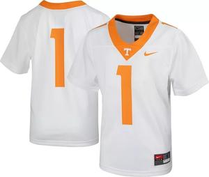Белое футбольное джерси Nike Youth Tennessee Volunteers #1 Неприкасаемые