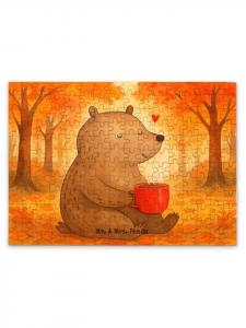 Mr. & Mrs. Panda Дизайн «Медведь-головоломка: Утренний кофе» без надписей белым цветом