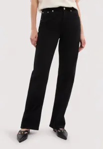 5 сумок 193 новые прямые джинсы прямого кроя Trussardi, Nero