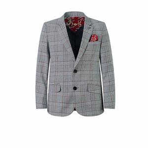 Мальчиковый спортивный пиджак slim fit в клетку Elie Balleh