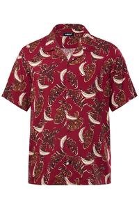 Рубашка на пуговицах классического кроя Men Plus, бордовый