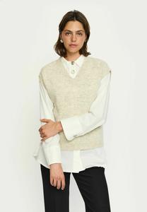 Футболка Soft Rebels Basic T-shirt, Pumice Stone Mélange/Beige