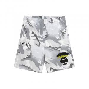 Шорты-треки A Bathing APE с камуфляжным принтом Aape, белый