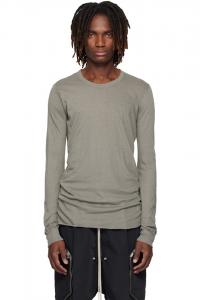 Базовая футболка Gray Temple с длинным рукавом Rick Owens, Euca