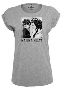 Футболка с принтом CLASSIC ROLL UP BADHA Be Famous, цвет grey