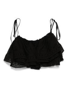 Хлопковый топ PNK, черный