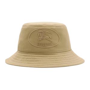 Burberry Хлопковая шляпа-ведро с принтом, Beige