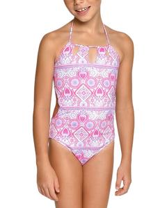 Цельный купальник Peixoto Chloe, коричневый