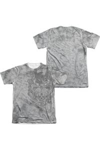 Футболка с коротким рукавом Batman Overtaken для взрослых из полиэстера/хлопка Gildan, белый