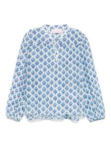 Блузка Харпер MC2 Saint Barth Kids, синий