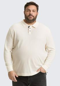 Топ TOM TAILOR PLUS SIZE MIT WAFFELSTRUKTUR, Gardenia White/Off-White