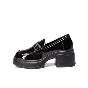 Лоферы женские черный Bull Charm