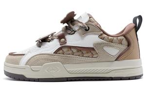 Кроссовки XTEP Skateboarding Shoes Women's Low-top Dark Gray, темно-серый