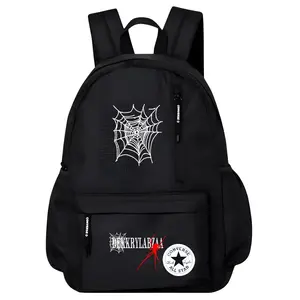 Converse Полиэстеровый рюкзак среднего размера унисекс черный, Spider