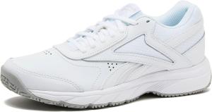 Женские рабочие туфли Reebok Work N Cushion с противоскользящей подошвой, белый/серый