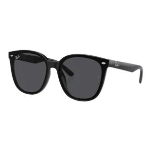 RayBan Пластиковые квадратные солнцезащитные очки унисекс черные, Black