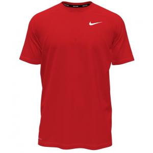 NIKE Рубашка для плавания эластичная с защитой от ультрафиолета Dri-FIT мужская - короткий рукав Hydroguard