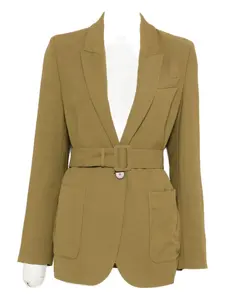 Жакет с поясом Forte Forte, зеленый