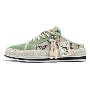 Captain illy ПВХ поливинилхлоридные износостойкие закрытые тапочки мужские зеленые, цвет Green