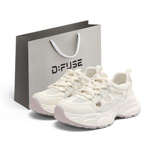 D:FUSE SCANDINAVIA D Fuse Scandinavia Кроссовки женские низкие массивные бежево-фиолетовые, цвет Beige/Purple