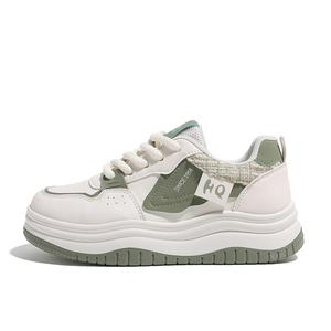 Кроссовки HUANQIU Skateboarding Shoes Women's Low-top, зеленый