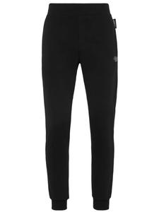 Plein Sport спортивные шорты с эластичным поясом и логотипом, черный