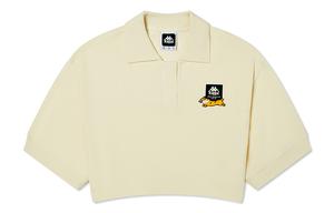 Футболка поло женская Kappa, цвет таллоу уайт-0111