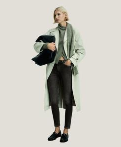 Женские джинсы Newisa средней посадки скинни MANGO, Open Gray