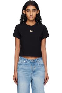 Детская футболка Baby fox Maison Kitsuné, черный