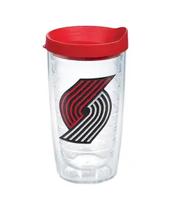 Классический стакан Portland Trail Blazers 16 унций с эмблемой Tervis Tumbler, clear
