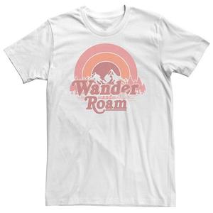 Футболка с принтом Wander and Roam Big & Tall Unbranded