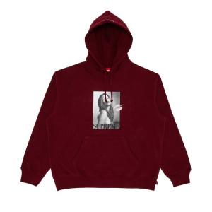 Толстовка Supreme Kate Moss Hooded Sweatshirt Cardinal, красный