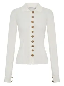 Кардиган с пуговицами Christopher Esber, белый